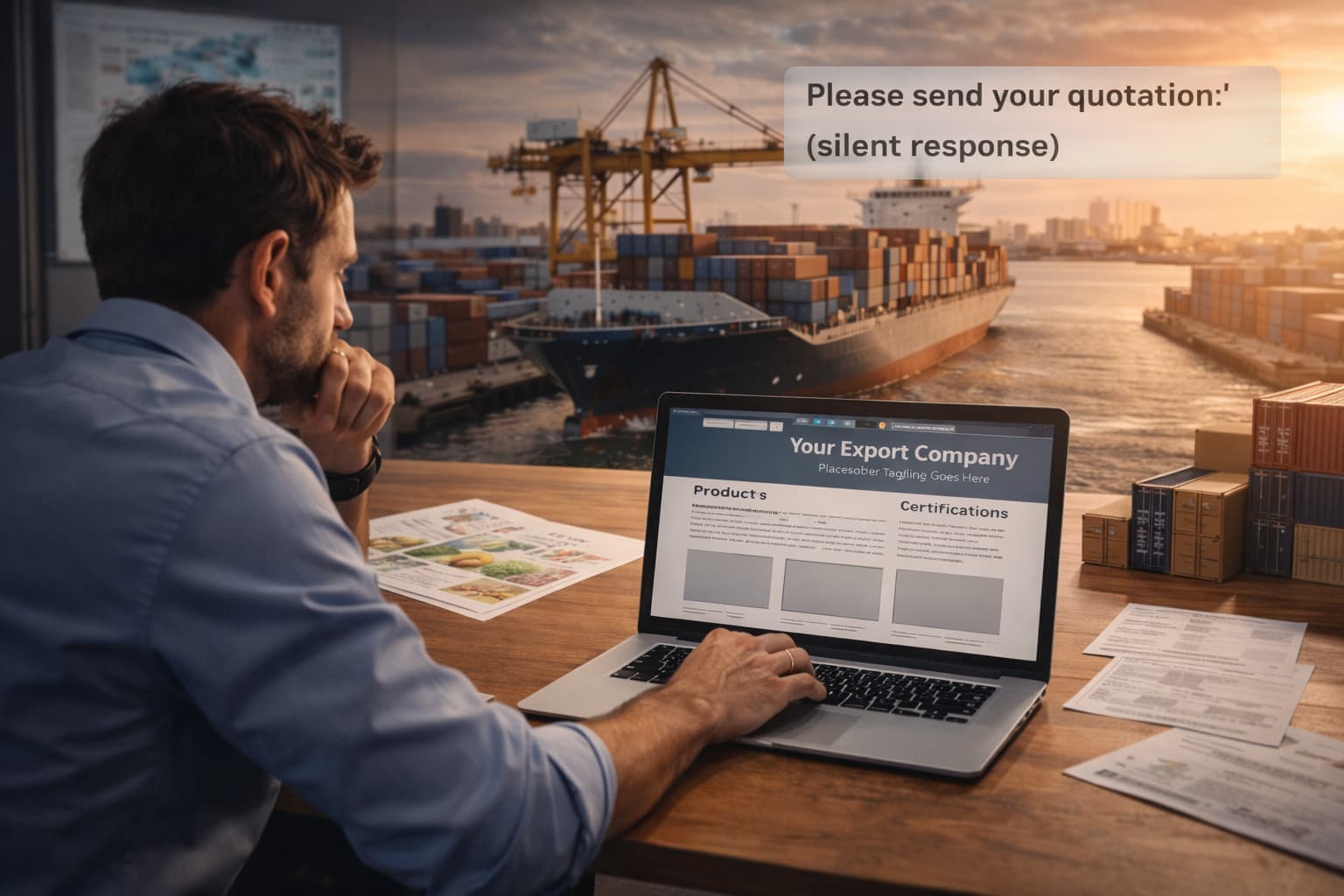 Why Export Buyers Stop Replying After Visiting Your Website